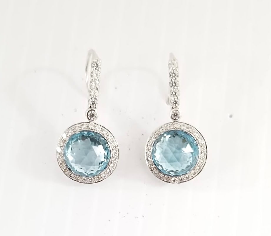 Amazing Sara, K. 925 Sterling Silver Blue Earrings (1 of 4)