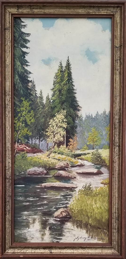 Amazing Sydney Mortimer Laurence Oil Canvas (1 of 2)