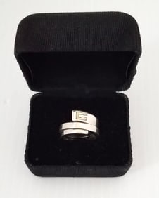 Amazing Gucci 925 Sterling Silver Made in Italy Ring