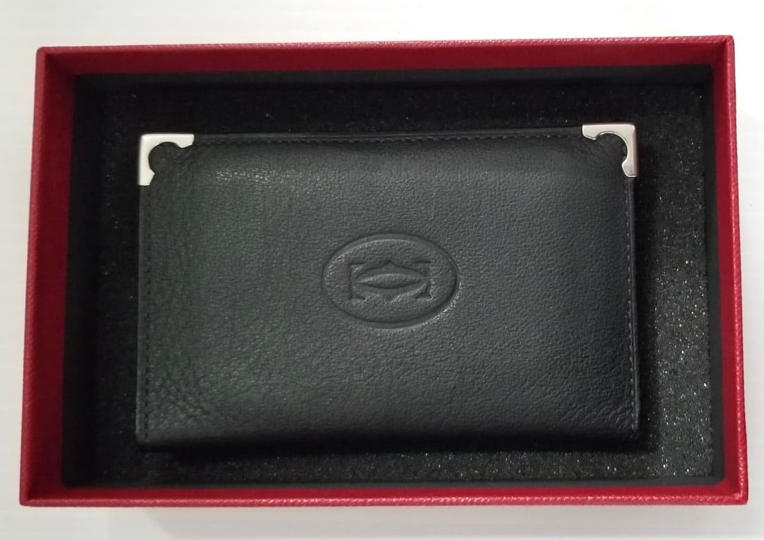 Amazing Cartier Black Leather Wallet (1 of 4)