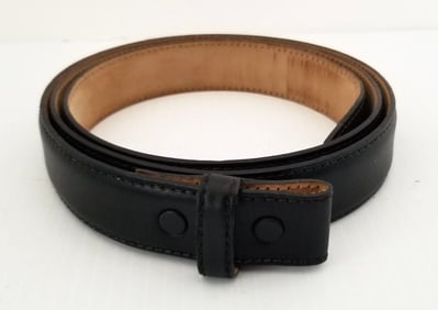 Amazing Tiffany & Co. Black Leather USA Belt