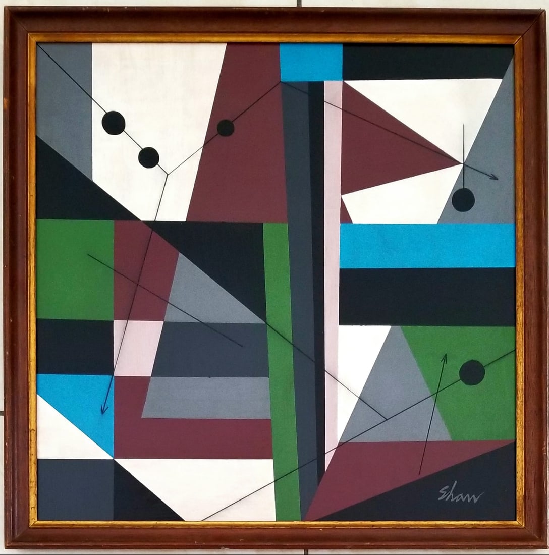 Amazing Charles Green Shaw Oil Masonite (1 of 2)