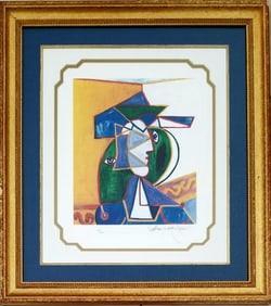 Amazing Signed Domaine Collection Picasso Lithograph