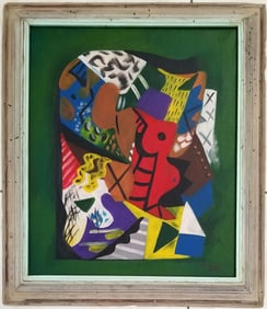 Amazing Jan Matulka Oil Canvas