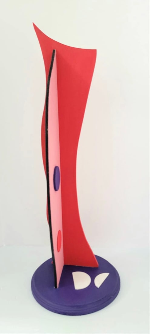 Amazing Pedro Oraa Multicolor Wood Sculpture (1 of 7)