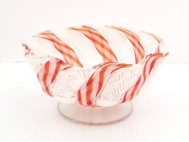 Amazing Venetian Murano Small Glass Bowl