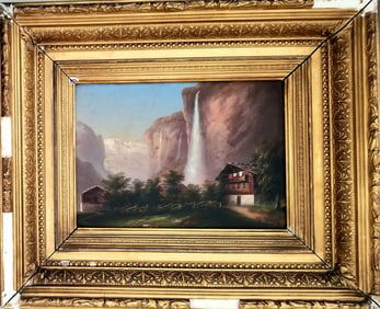 Amazing Hermann Ottomar Herzog Oil Canvas