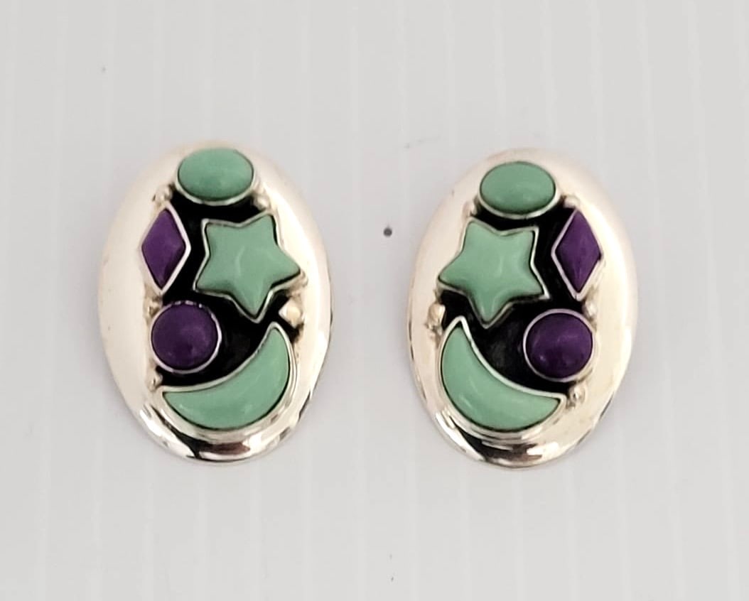 Amazing Jay King DTR 925 Turquoise Earrings (1 of 4)