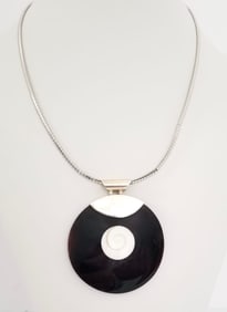 Amazing 925 Sterling Silver Italy Pendant Necklace