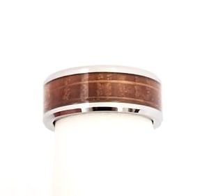 Amazing Tungstein Carbide Silver Plated Ring