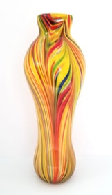 Amazing Large Vtg Murano Art Glass Vase
