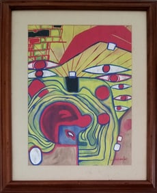 Amazing Friedensreich Hundertwasser Watercolor Paper