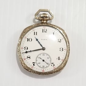 Amazing Elgin Tivoli Illinois Gold Filled Pocket Watch