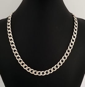 Amazing 925 Sterling Silver Italy Necklace