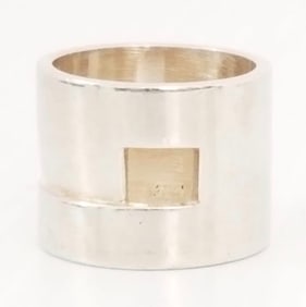 Amazing Gucci Italy 925 Sterling Silver Ring
