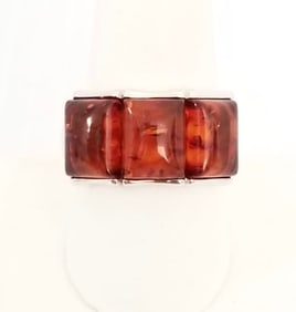 Amazing SG 925 Sterling Ambar Ring