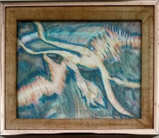 Amazing William Scharff Mixed Media Paper