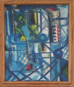 Amazing Fikret Mualla Oil Masonite