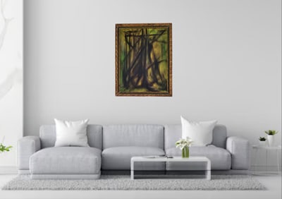 Amazing Turan Selim Oil & Acrylic Canvas