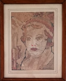 Amazing Al Earl (Alfred) Hansen 1982 Mixed Media