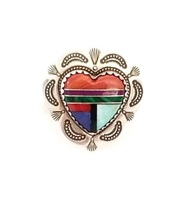 Amazing Q.T Liquid Sterling Silver Heart Ring