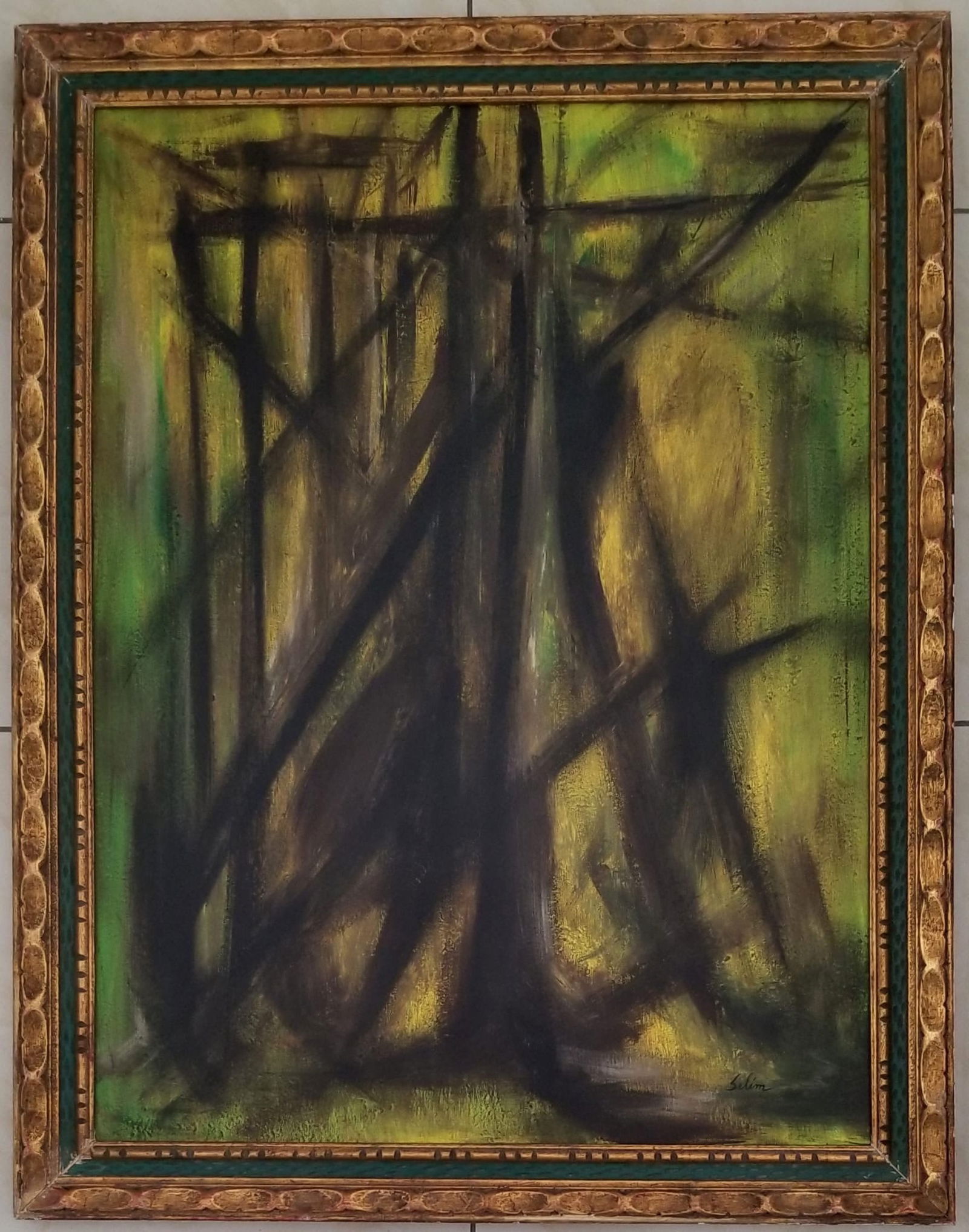 Amazing Turan Selim Oil & Acrylic Canvas (1 of 3)