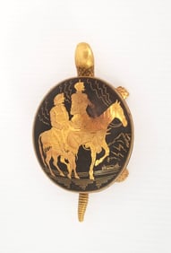 Amazing Vtg Boj Eibar Spain Turtle Bronze Desk Bell