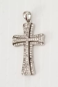 Amazing YC1 925 Sterling Silver Cross Pendant