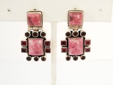 Amazing NB 925 Sterling Multistone Earrings