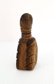 Amazing Natural Tiger Eye Hand Carved Perfume Bottle
