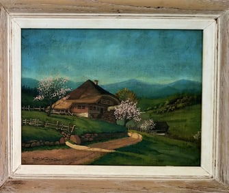 Amazing Emil Kosa Jr Oil Canvas