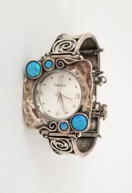 Amazing Shablool Israel 925 Sterling Quartz Watch