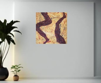 Amazing Janet Sobel Oil Canvas