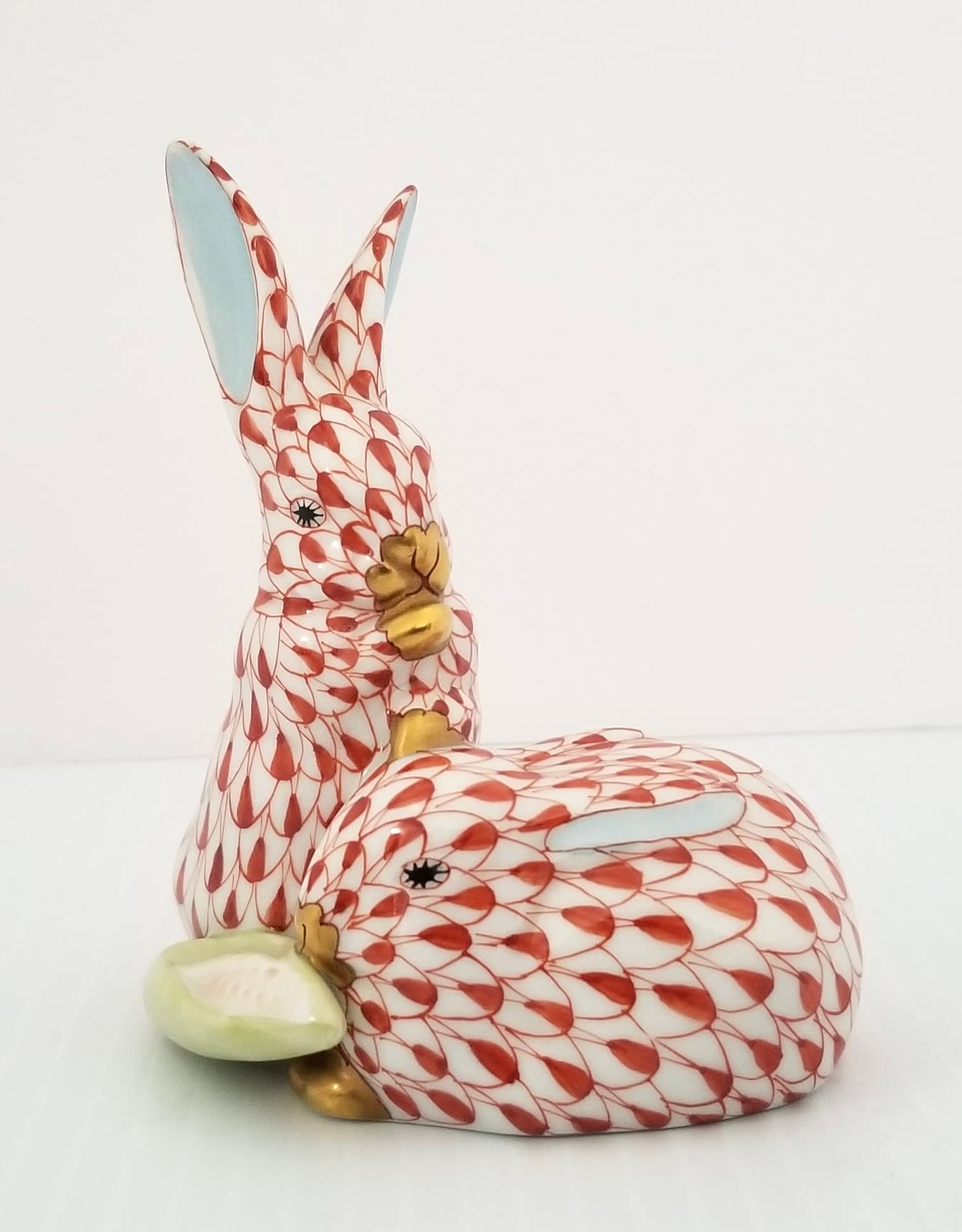 Amazing Herend Hand Painted Porcelain Rabbits (1 of 4)