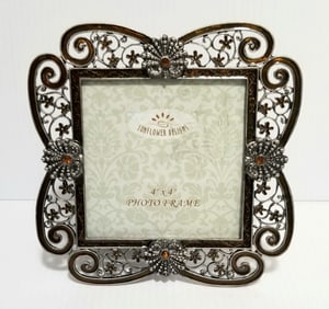 Nice Sunflower Designs Enamel Picture Frame