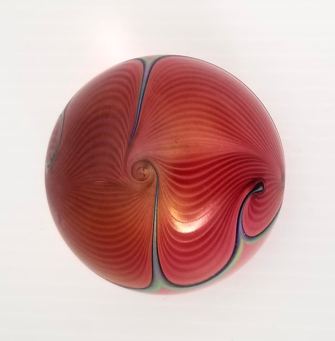 Amazing Stuart Abelman 1992 Art Glass Paperweight (1 of 9)