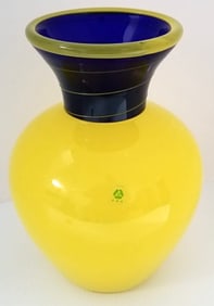 Amazing B.A.G Czech Republic Art Glass Vase