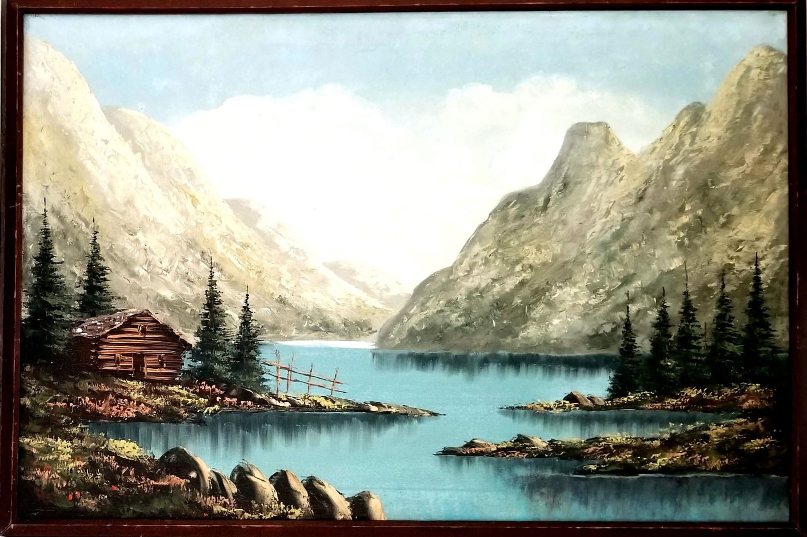 Amazing Bob (Robert Norman) Ross Oil Canvas (1 of 2)