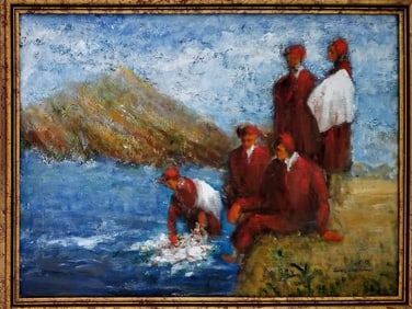 Amazing Howard Hildebrandt Oil Canvas