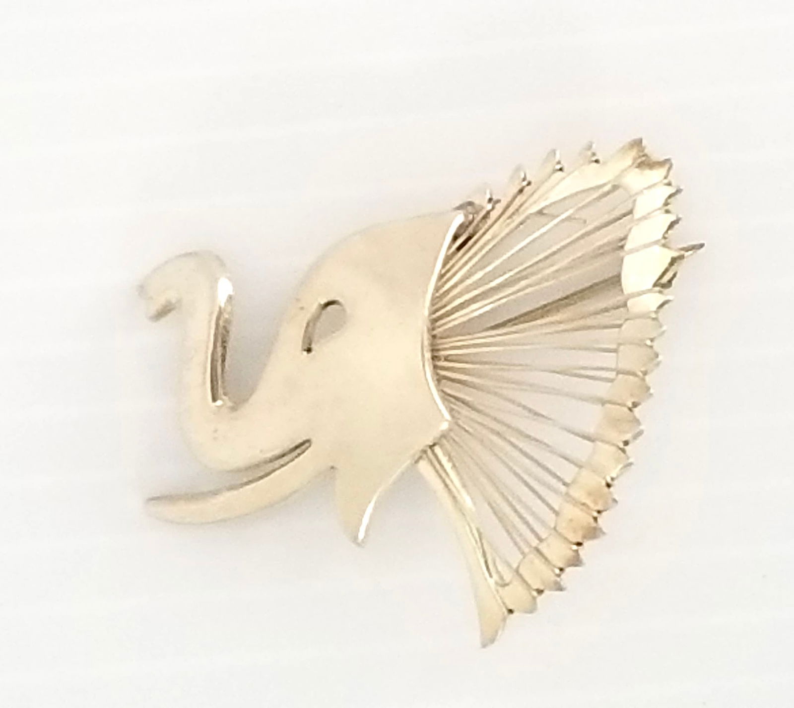 Amazing Taxco Mexico 925 Sterling Elephant Pin Brooch (1 of 4)