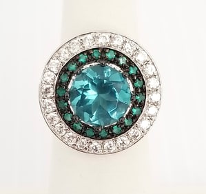 Amazing R. 925 Sterling Blue ZC Ring