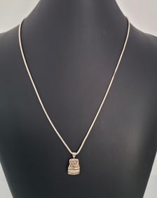 Amazing A&R 925 Sterling 14KT Solid Gold Necklace