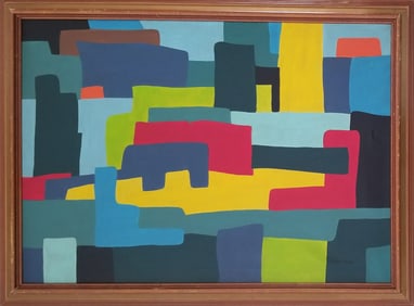 Amazing Murray Hantman Oil Canvas