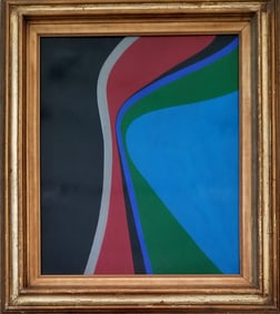 Amazing Lorser Feitelson 1964 Acrylic Canvas Panel