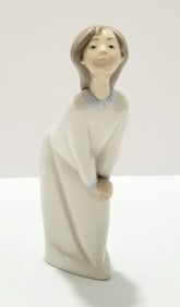 Amazing Lladro Child in Nightshirt Figurine