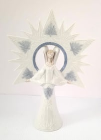 Amazing Lladro Angel Starbust Porcelain Figurine