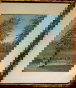 Amazing Algernon Cecil Newton 1933 Watercolor Paper