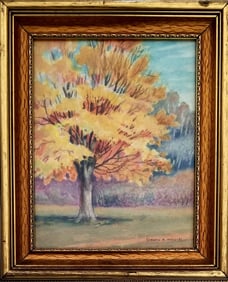 Amazing Gordon Mess 1941 Watercolor Paper