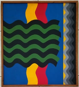 Amazing Mohammed Melehi Acrylic Canvas