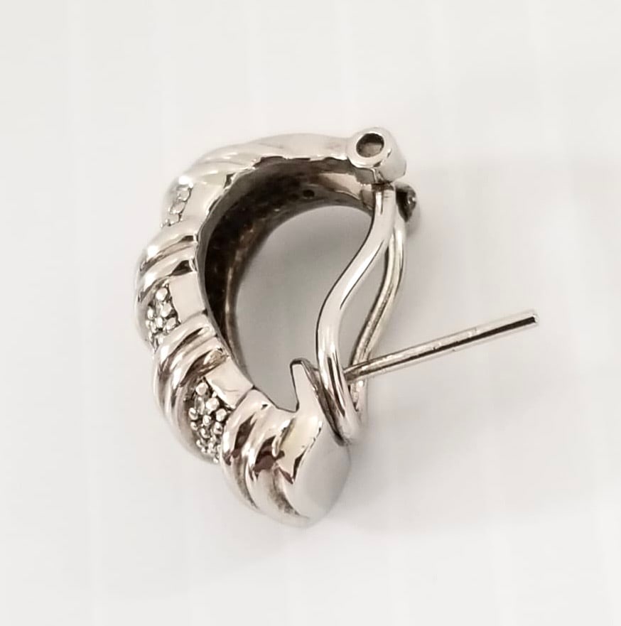 Amazing E.A. 925 Sterling Silver Earrings - 2